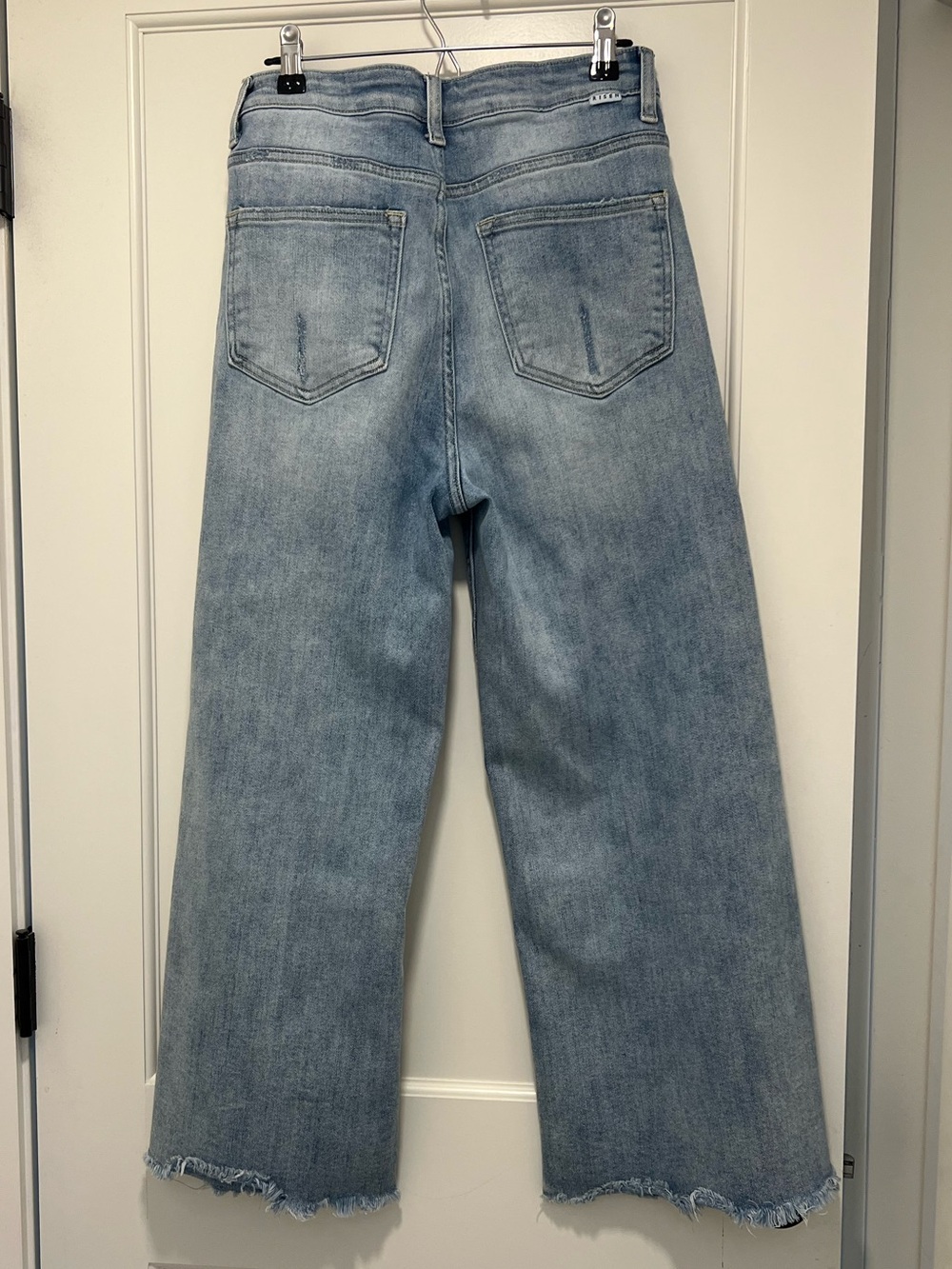 Risen Lighter Days Cropped Light Blue Women’s Ankle Jeans - Sz 28/7 - Picture 5 of 10